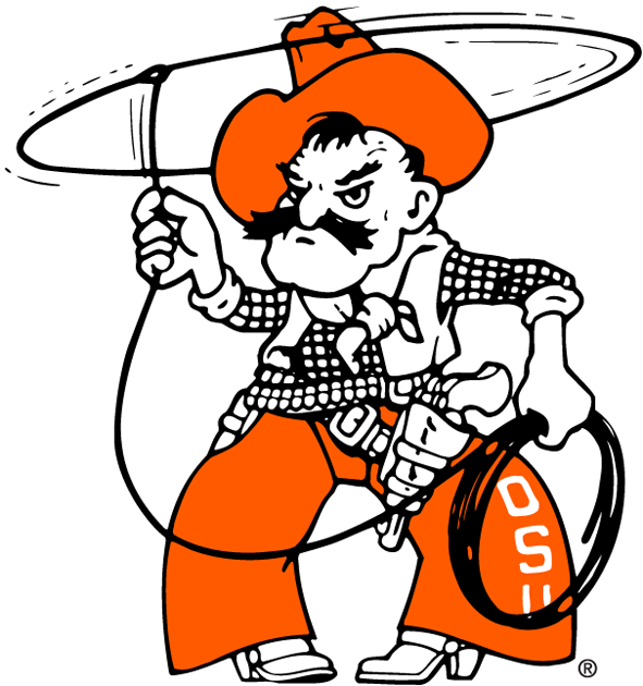 Oklahoma State Cowboys 1973-2018 Mascot Logo 01 iron on paper